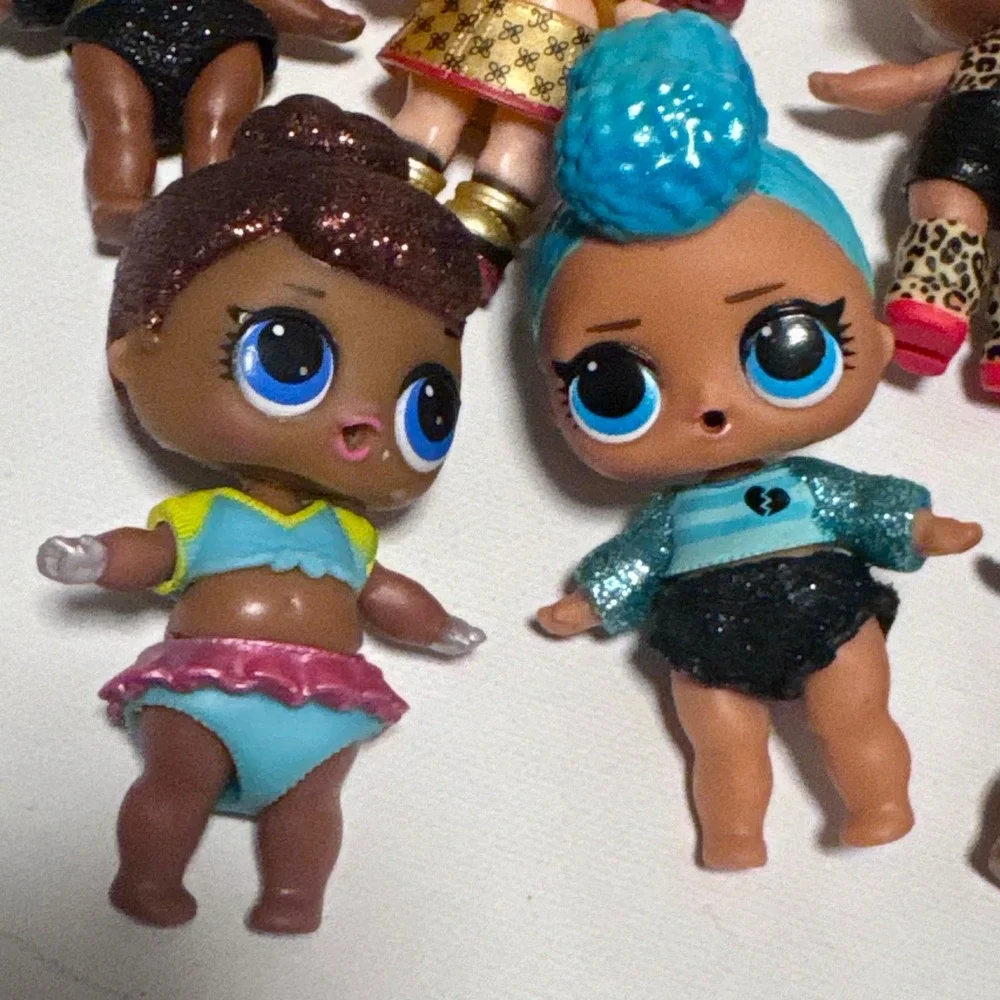LOL Surprise‎ Glitter Series Dolls Lot of 7 MGA 2016 Glitter Hair Accessories